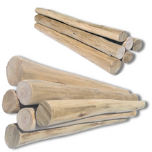 Load image into Gallery viewer, 6 Pack 17&quot; Faux Fireplace wood, Decorative Fire Logs, Craft wood
